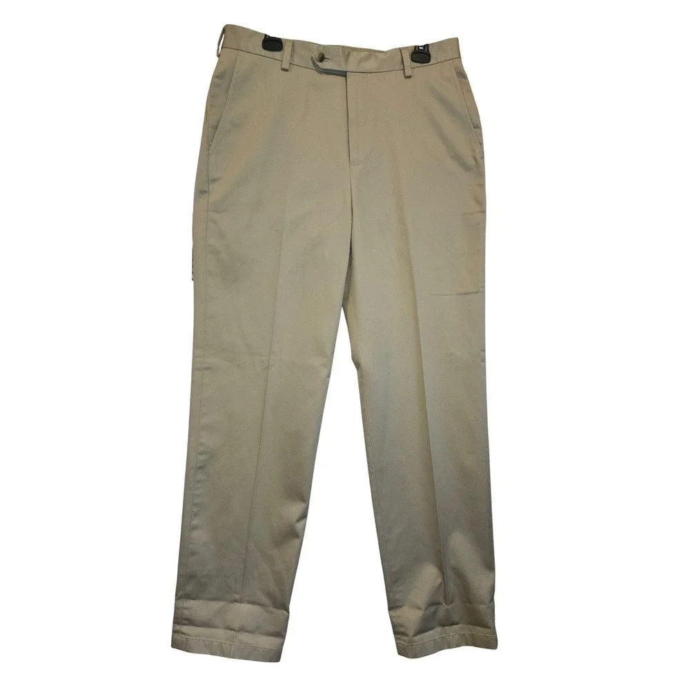 Jos. A. Bank Traveler's Collection Khaki Chinos Tailored Fit 33x32 1450-00841